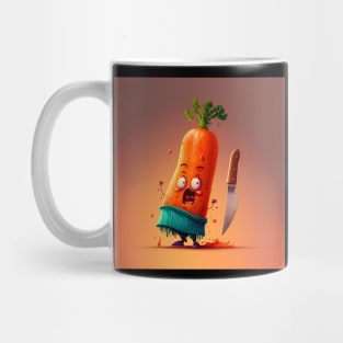 Cartoon carrot character Mug